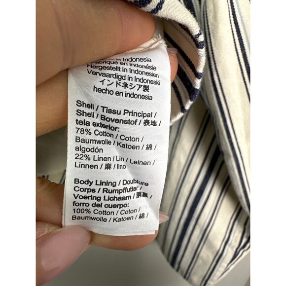 Madewell NWT Women’s Boardwalk Striped Vintage Crop Cardigan Jacket size XXS - Picture 9 of 10